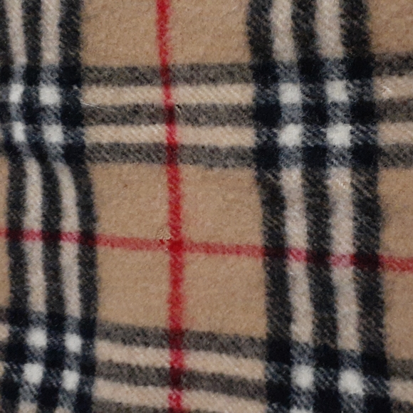 Vtg Burberry Lambswool Scarf - Picture 3 of 9